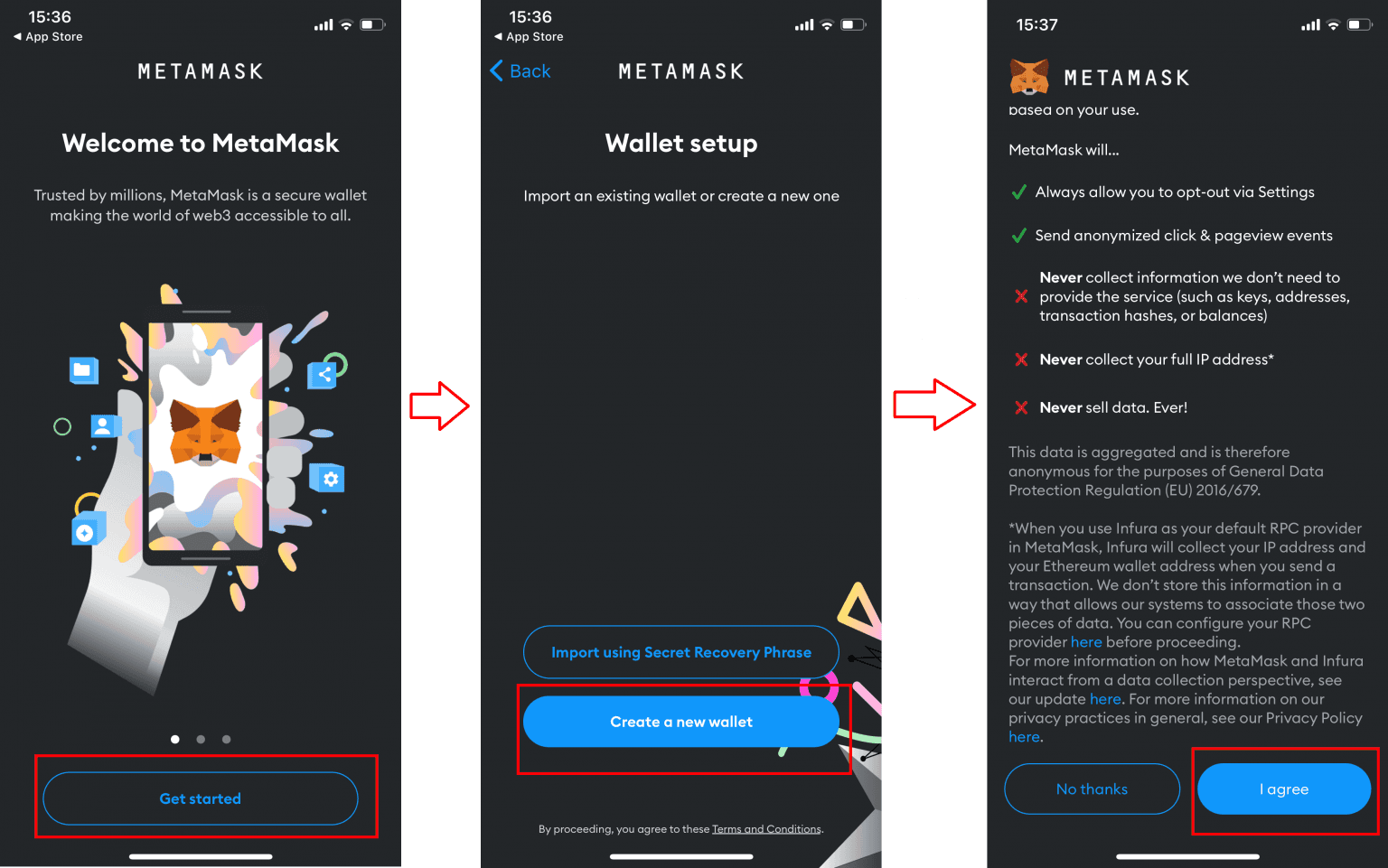 MetaMask Screenshot 1